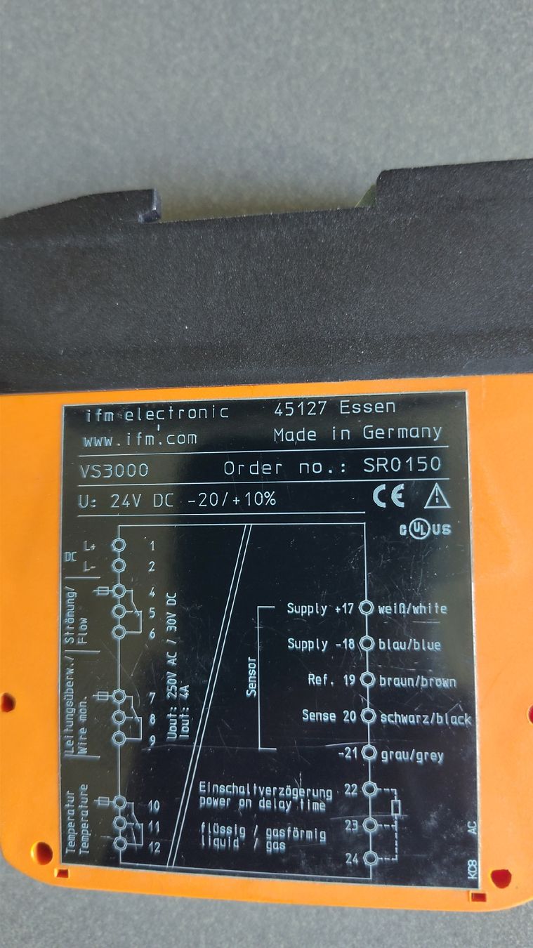 Sistema di controllo: IFM Auswerteeinheit – Usato da Zofingen venduto da Owetter 1