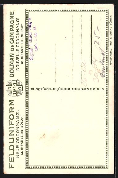 Photos, Lettres & Cartes p.: sign. Emil Huber: Schweizer Soldat mit B – D'occasion à Berlin par bartko-reher 1