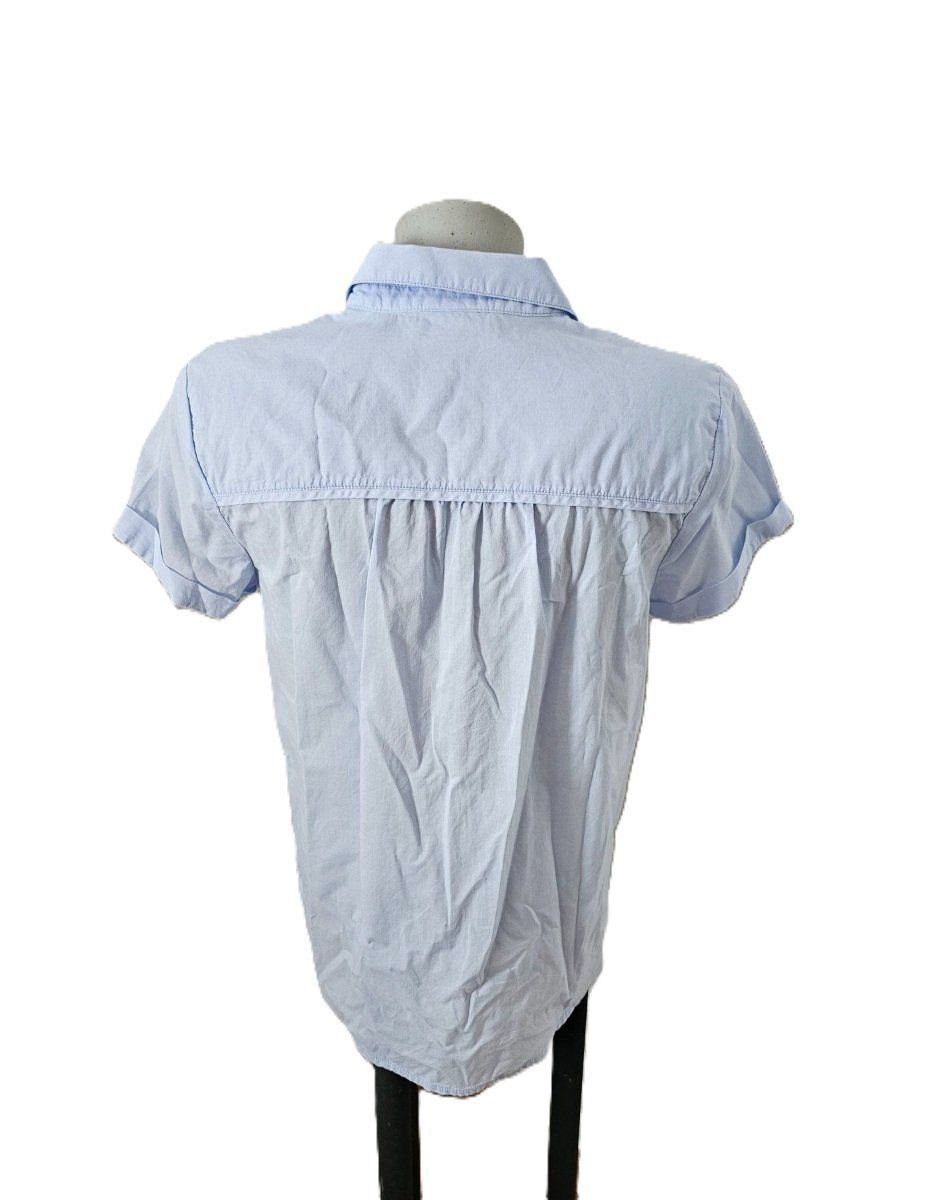 Camicette: STREET ONE Kurzarm Bluse Gr. 34 hellblau – Usato da Füllinsdorf venduto da Sunnebliemli7 1