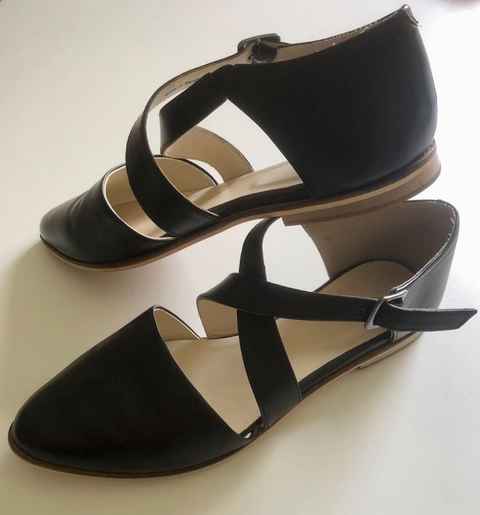 Damen Ballerinas Mit T-Riemchen - Zweifarbige Spitzen-Slip-Ons Für Büro & Alltag