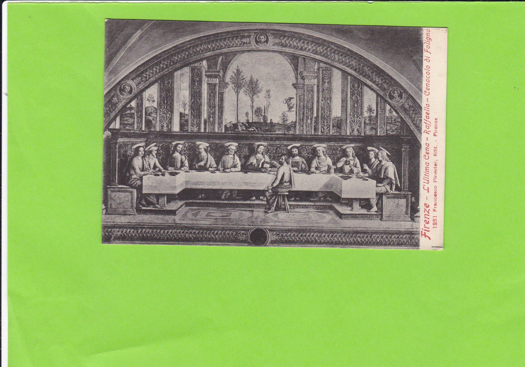 Cartoline postali: Firenze-L Ultima Cena – Usato da St. Peterzell venduto da neckertal