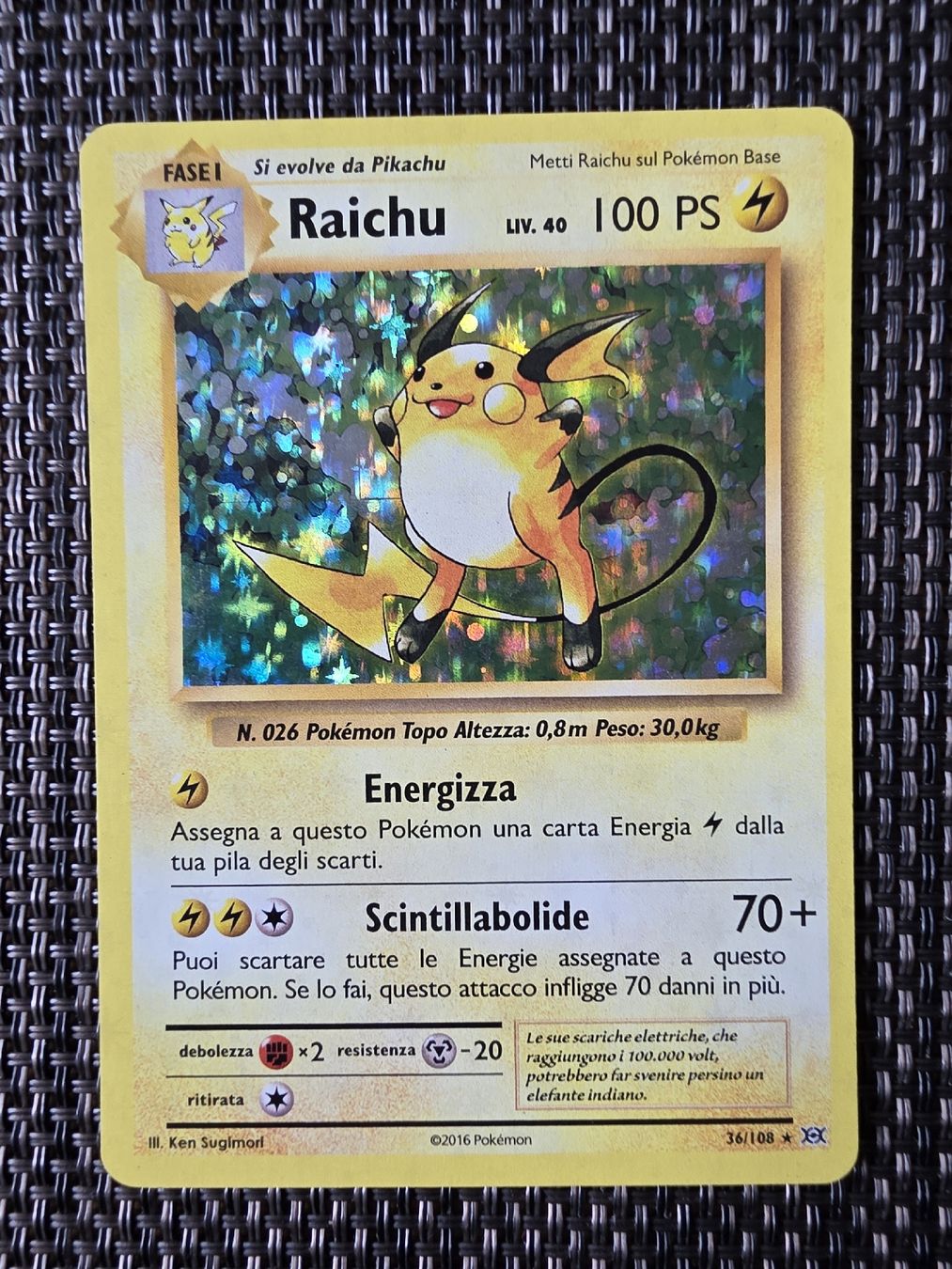 Pokémon Carte collezionabili: Pokémon Raichu Karte 100 PS  – Usato da Alberswil venduto da mario889