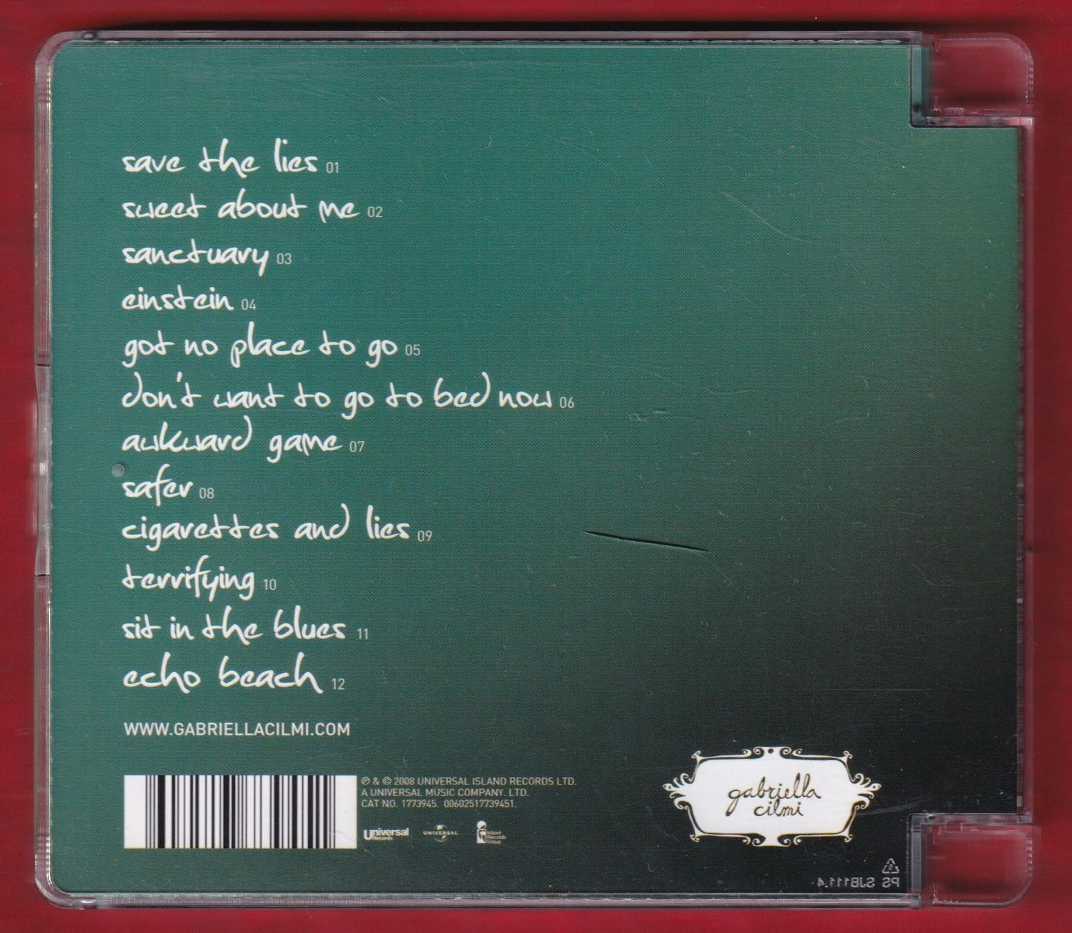 CD: Gabriella Cilmi - Lessons To Be Learned (CD) – Usato da Zürich venduto da Pfluftl2000 1