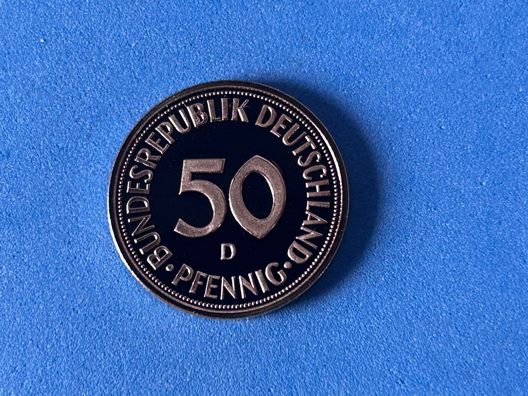 Tutti le monete: Germany - 50 Pfennigs 1981 D (Proof) – Usato da Corcelles NE venduto da AJKader 7