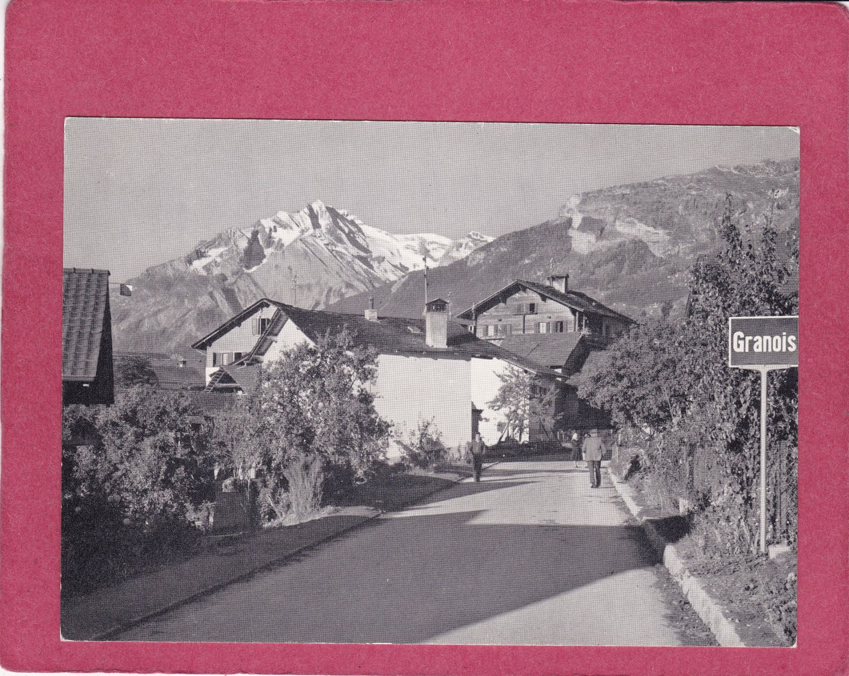 Ansichtskarten: Village de Granois Savièse Valais – Gebraucht aus Herisau von Lisegrat2008