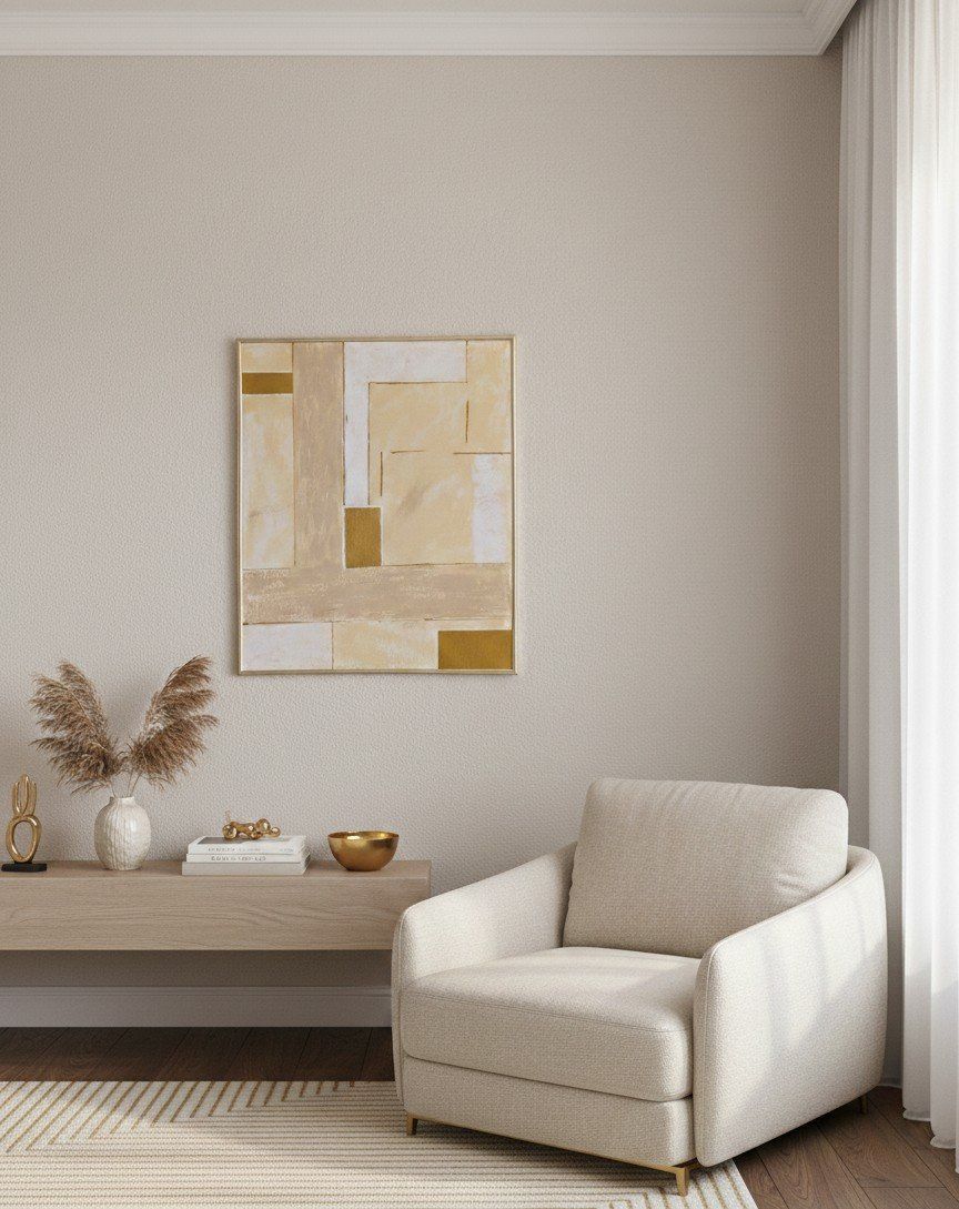 Dipinti: Abstraktes Originalgemälde, Moderner Minimalistischer Stil – Nuovo e nell'imballaggio originale da Winterthur venduto da LaVieColor