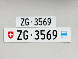 ZG 3569 - Kontrollschild