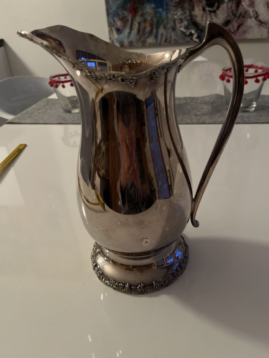 Caraffe: Sheffield Versilbert Saft Kanne – Usato da Brienz BE venduto da hey_z9vg 1