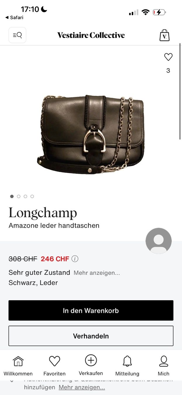 Longchamp Taschen für Damen: Original Longchamp Nue mit Quittung – Neu und originalverpackt aus Grossdietwil von RSW032 9