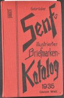 SENF, ILLUSTRIERTER BRIEFMARKEN=KATALOG GANZE WELT, 1935