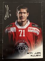 Signierte Sammelkarte Jari Allevi #71  EHC Winterthur