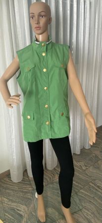 MUST HAVE - stylische ärmellose Jacke/Gilet, apfelgrün, 44