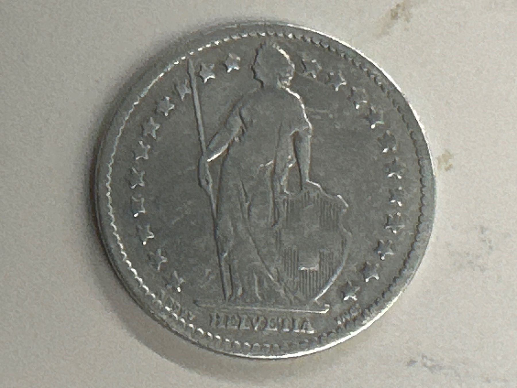 Tutti le monete: 2 Fr. Silber Schweiz 1874 s+ – Usato da Herisau venduto da herau 1