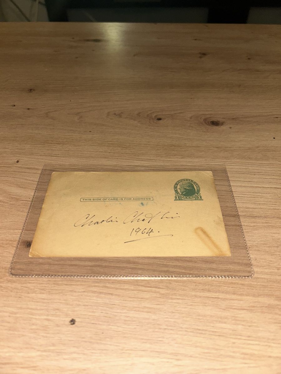 Autografi: Charlie Chaplin autographe signature – Usato da Ardon venduto da mickey1993
