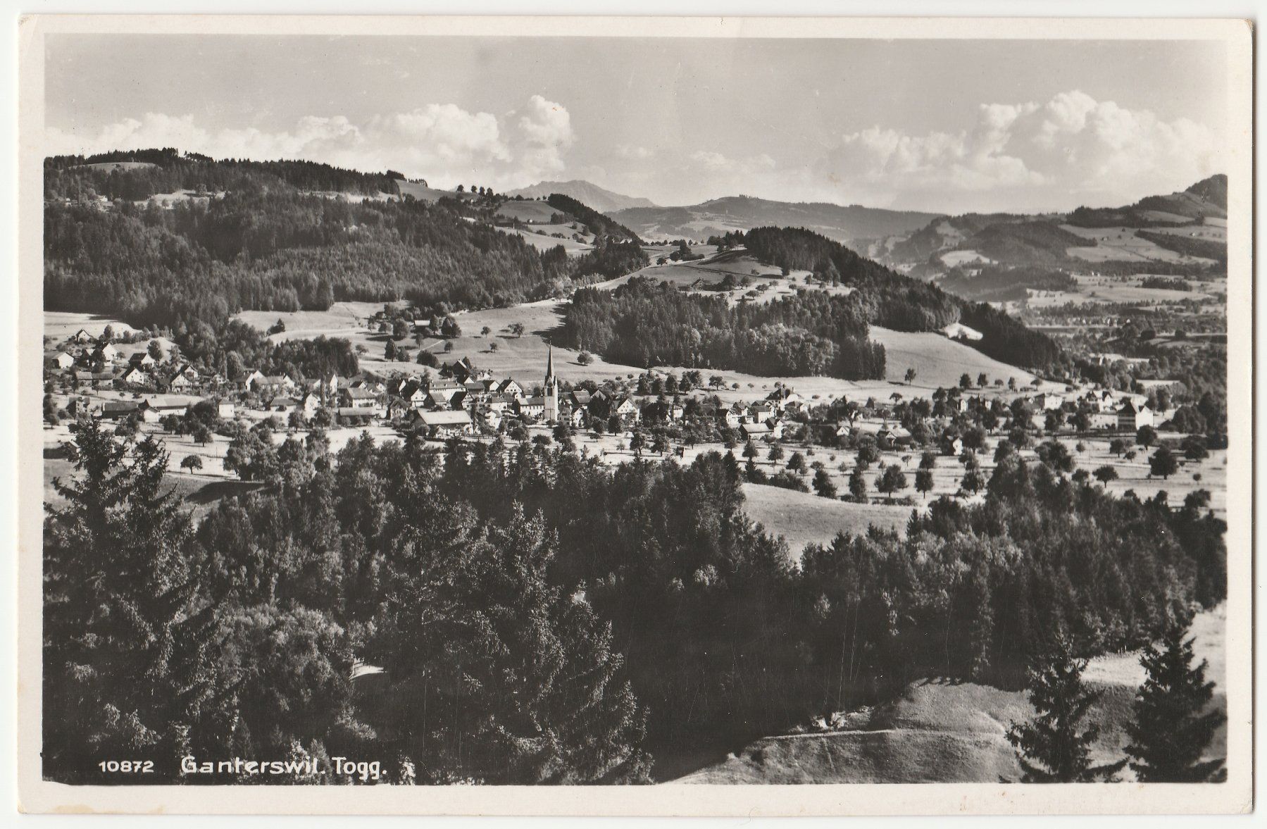 Ansichtskarten: Ganterswil - Feldpost (1939) – Gebraucht aus Fällanden von Blausegelfliege 2