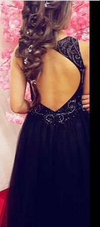 Elegantes Abendkleid Schwarz Grösse S Neu