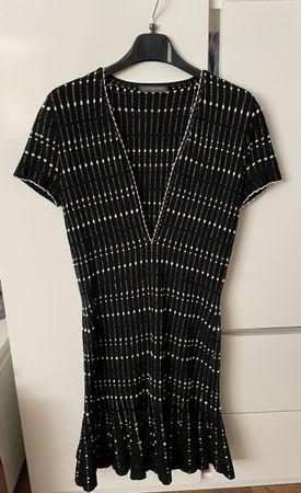Vestito Alexander McQueen, taglia S, nero/bianco