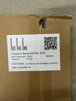 Abdeckung Wartungsöffnung BKK Klapptür  900 RAL 9016 NEU 