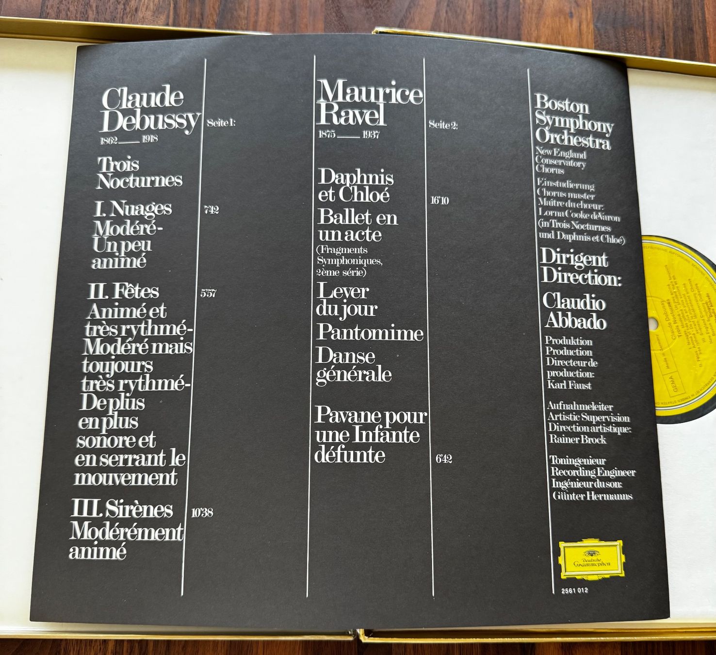 Schallplatten: LP (1) - Boston Symphony Orchestra - Claudio Abbado – Gebraucht aus Dietikon von AMG9999 2