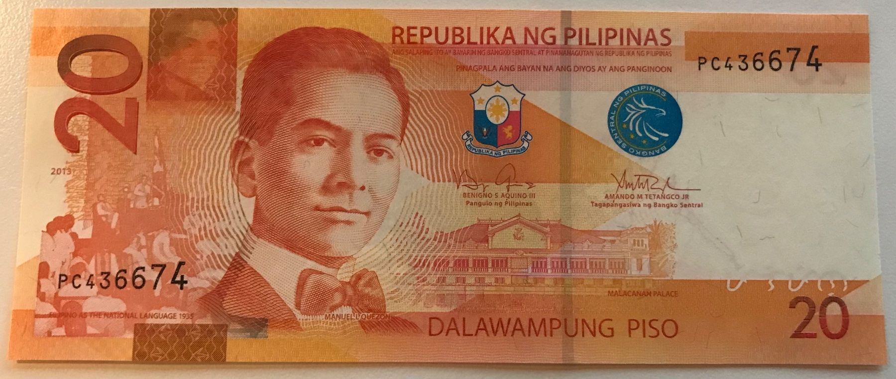 Banconote: Philippinen 20 Piso 2013 Neuwertig – Nuovo (secondo la descrizione) da Algetshausen venduto da Carrhard