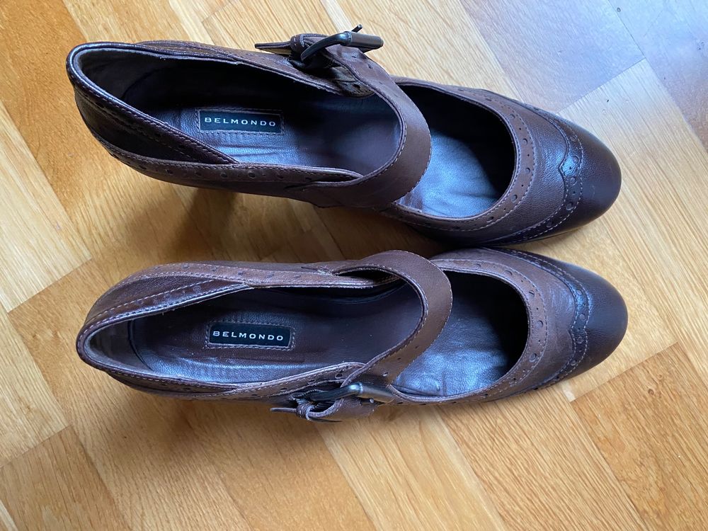 Schuhe, braun, dreifarbig 3