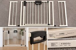 Geuther Easylock Plus Türschutzgitter mit 2 Verlängerungen