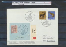 1967 Tag der Briefmarke, "Stans", Umschlag