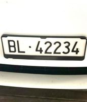 Kontrollschild BL 42234 - Top Zustand! Selten!