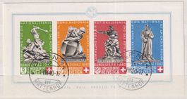 Y1) 1940 Pro Patria Block, sehe Scan