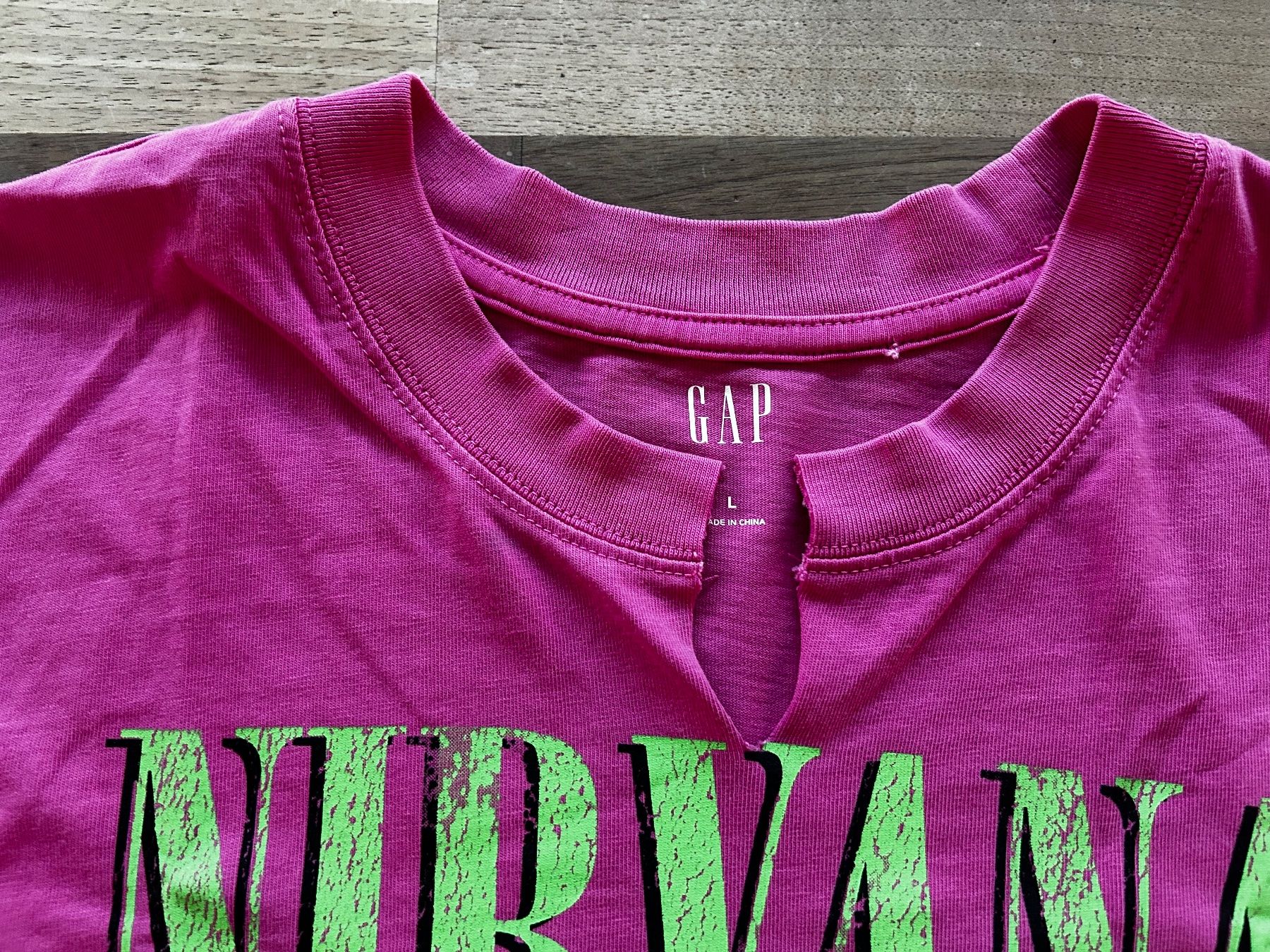 Gap T-Shirts: Original Nirvana T-Shirt der Marke Gap – Gebraucht aus Oberwil-Lieli von Mhd 1