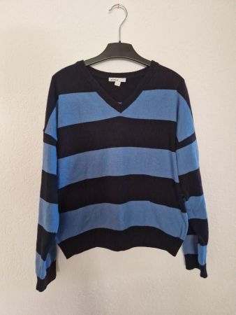 Subdued Pullover Gr. S Blau/Schwarz gestreift Baumwolle