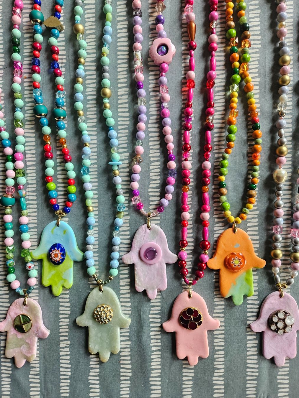 Ketten: Collier bobo pendentif en bakelite imitation corne – Neu und originalverpackt aus Thônex von lacomtessedesfees 8