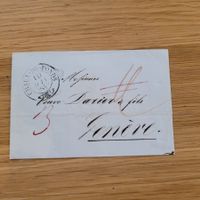 Document Préphilatélique Chaux De Fonds 1842 Genève