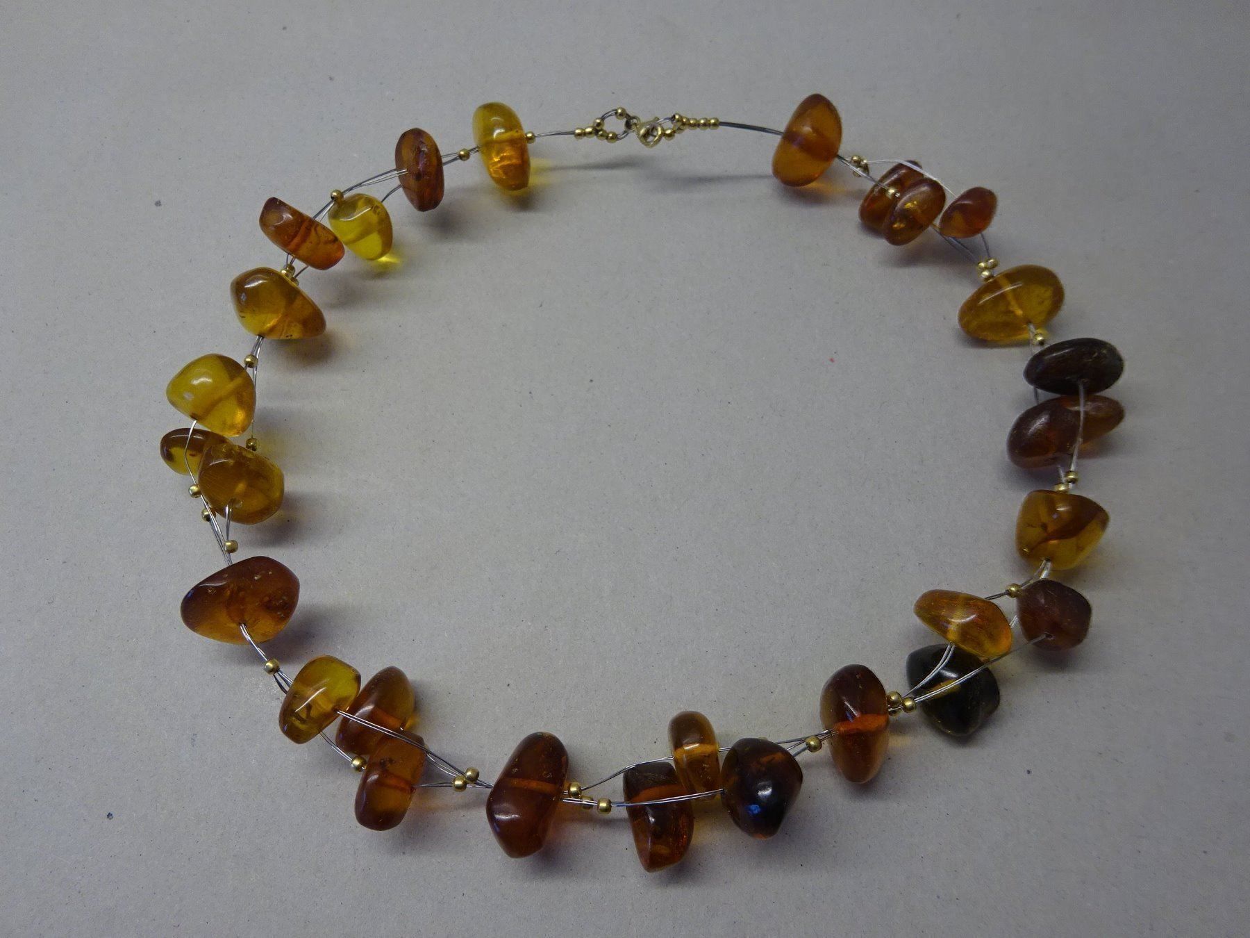 Catenine: Kette Bernstein 750 Gold / ABMRA GRECO – Usato da Esslingen venduto da eintagammeer 3