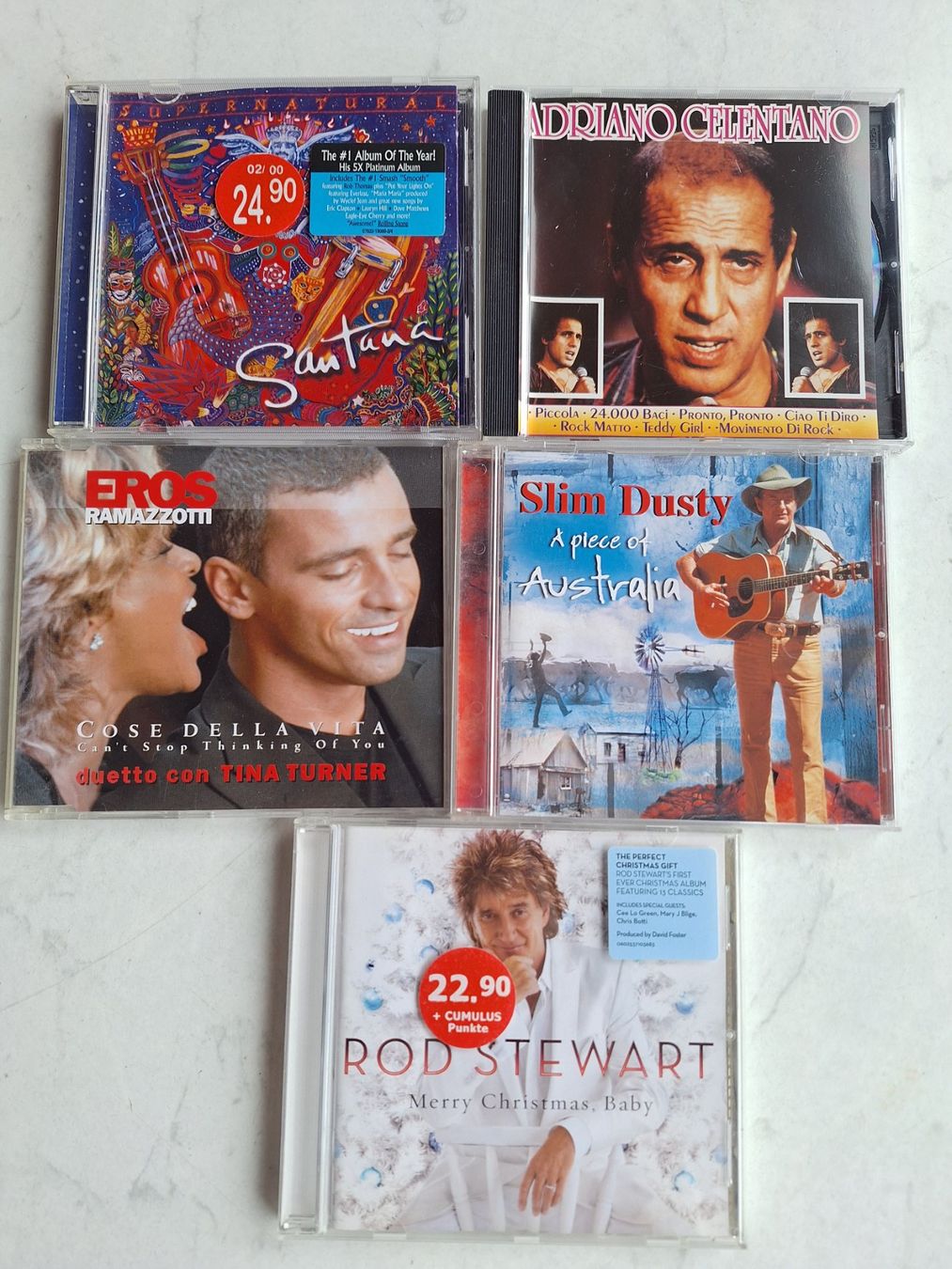 CD: 5 STK POPROCK CDS SAMMLUNG – Usato da Huttwil venduto da Kunterbuntli