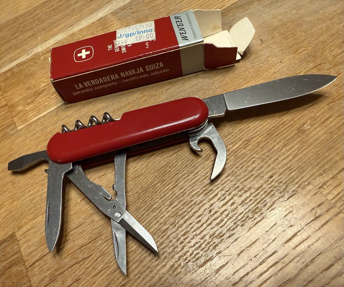 Wenger Coltelli tascabile: Wenger Taschenmesser mit Schere – Usato da Goldach venduto da Messerguru 4