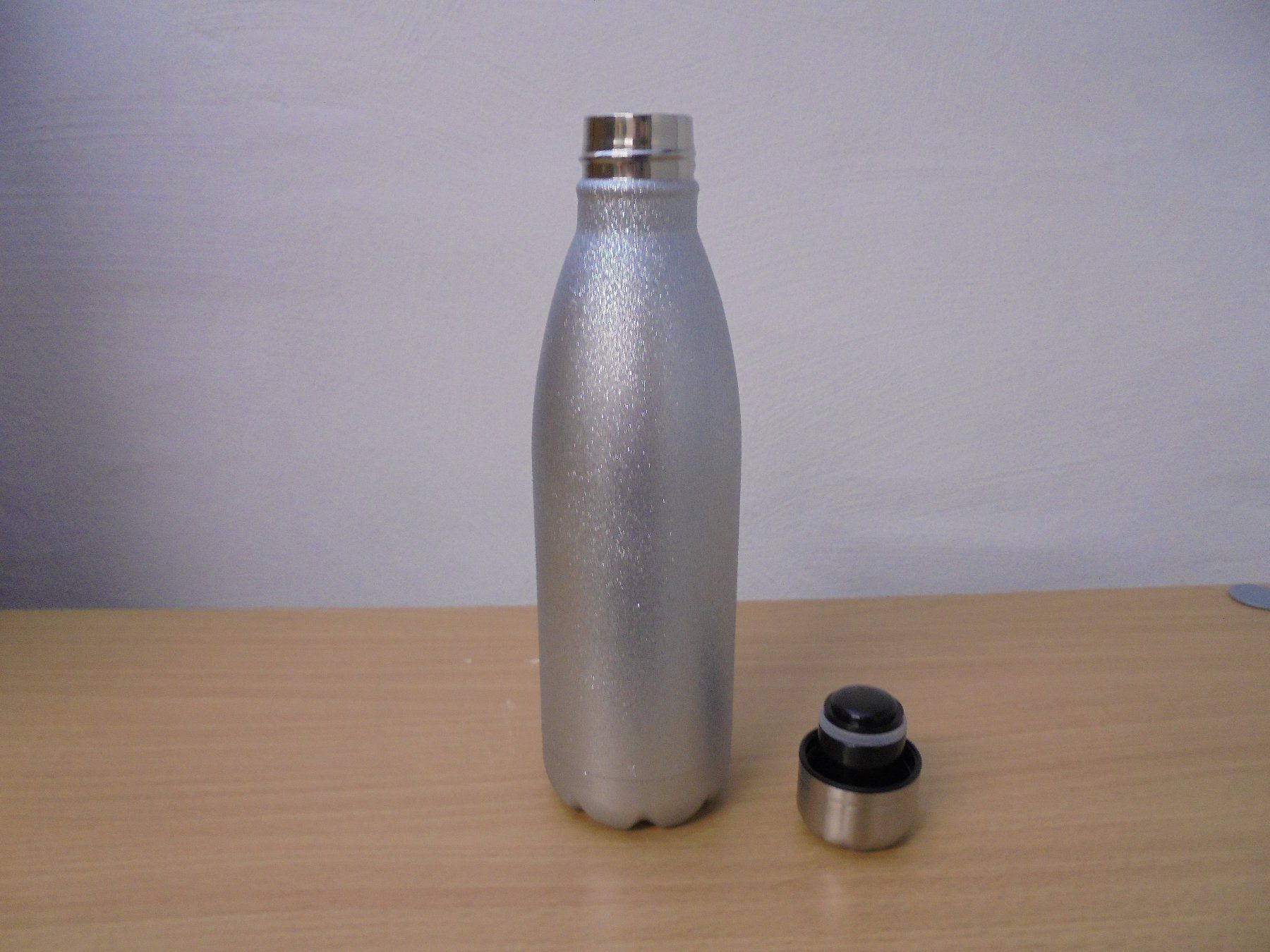 Borracce & Thermos: Thermosflasche silber glitzer – Nuovo e nell'imballaggio originale da Oberhallau venduto da puper5 1