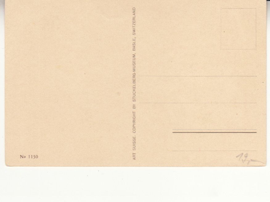 Ansichtskarten: Basel Erdbeben 1356, ca. 1920 – Gebraucht aus Bürglen TG von StampGraf 1