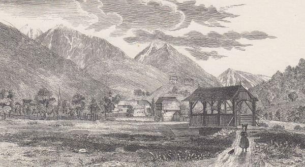 Grafica & Litografie: SARNEN UND DER LANDENBERG, LITHOGRAPHIE – Antico da Grüningen venduto da Kartensammler