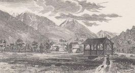 SARNEN UND DER LANDENBERG, LITHOGRAPHIE