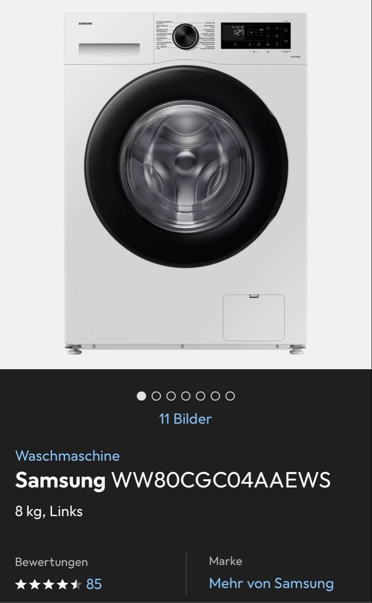 Machines à laver: Waschmaschine 8kg – D'occasion à Bern par machadoba 1