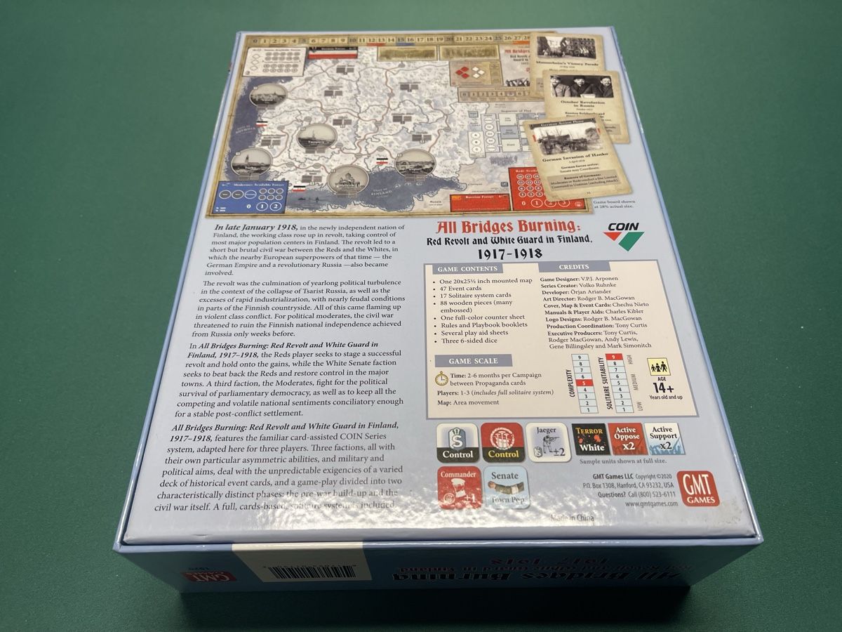 Giochi: All Bridges Burning: COIN Vol. 10 GMT – Nuovo (secondo la descrizione) da Wettingen venduto da TheCenturion 1