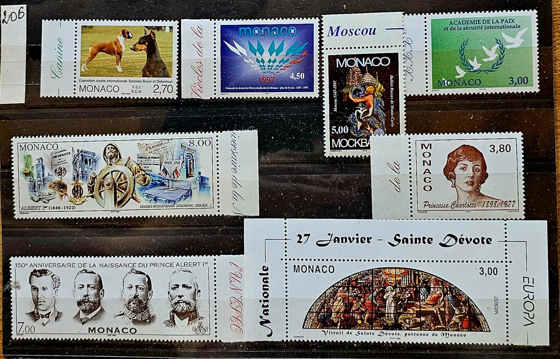 Tutti i francobolli: MONACO timbres neufs **, ~1997 – Nuovo (secondo la descrizione) da Les Valettes venduto da Nuba1