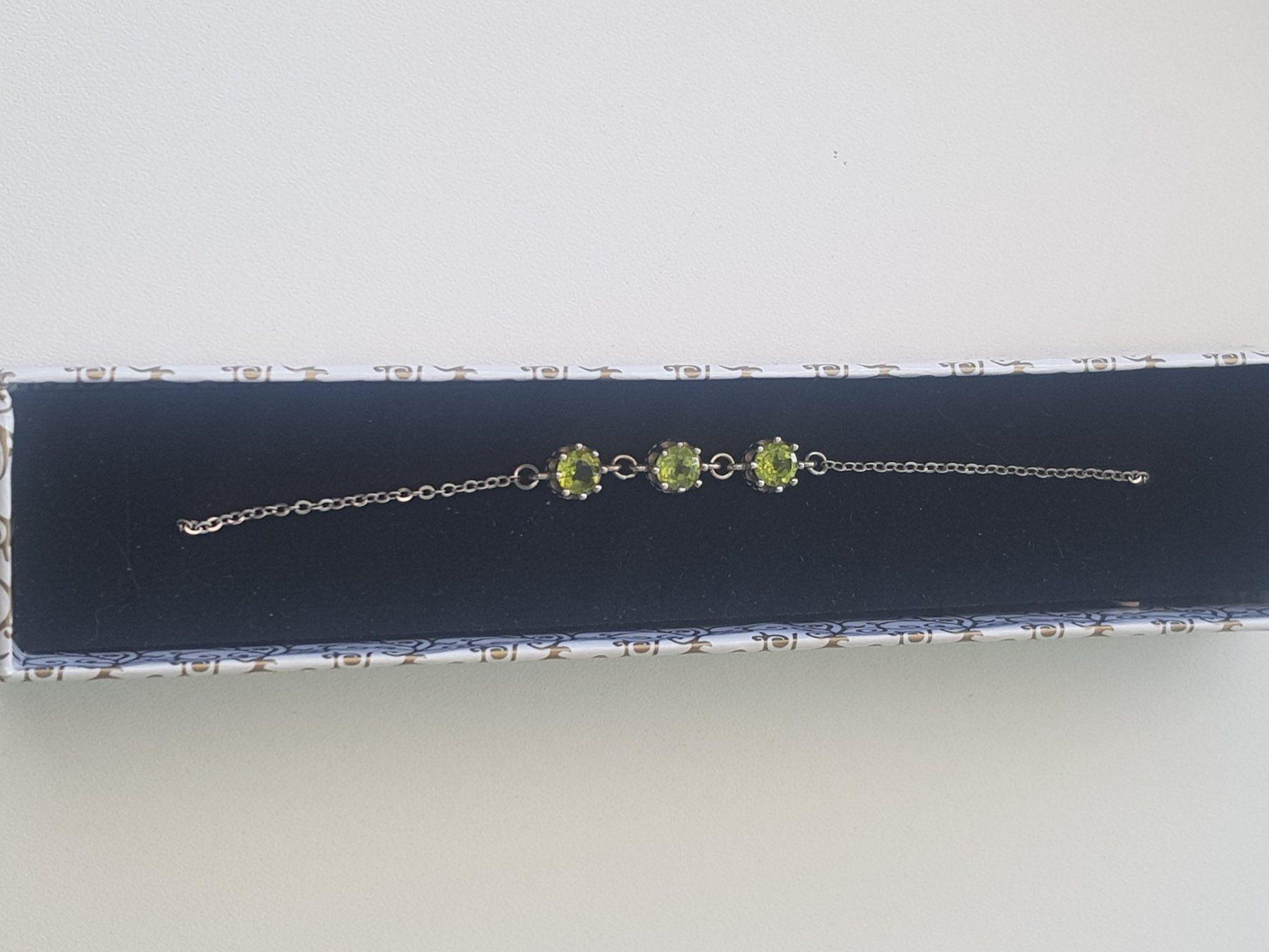 Armbänder & -reifen: Silber Armband mit Olivin, Peridot – Neu und originalverpackt aus Wolhusen von toni079 2