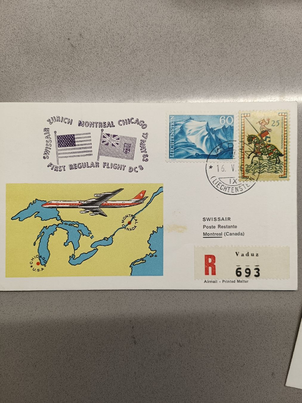 Tutti i francobolli: Briefmarken SWISSAIR – Nuovo (secondo la descrizione) da Rümlang venduto da Uluru4 4