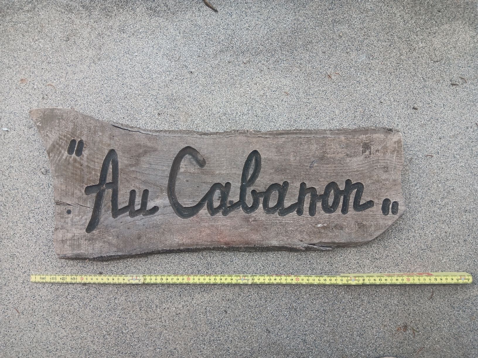 Articoli in legno: Panneau en bois "au cabanon" – Usato da Lausanne venduto da Grabock