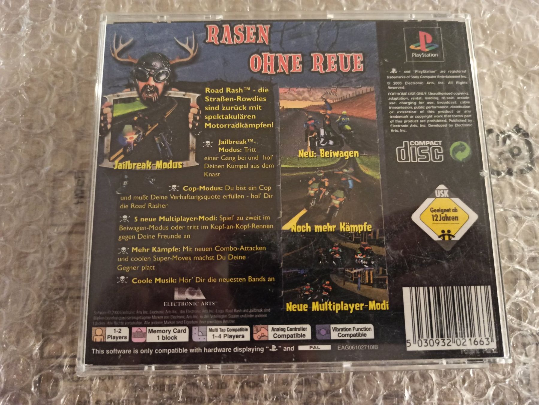 Giochi: Road Rash Jailbreak PS1 – Usato da Oberweningen venduto da mar_87mx