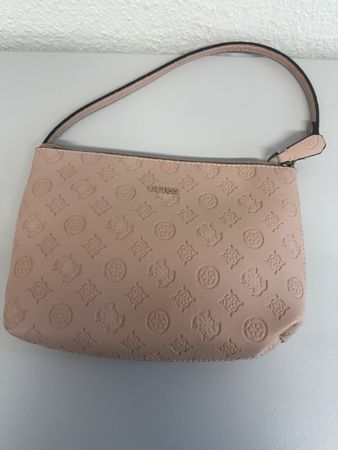 Handtasche Guess rosa mit Logo Prägung guter Zustand