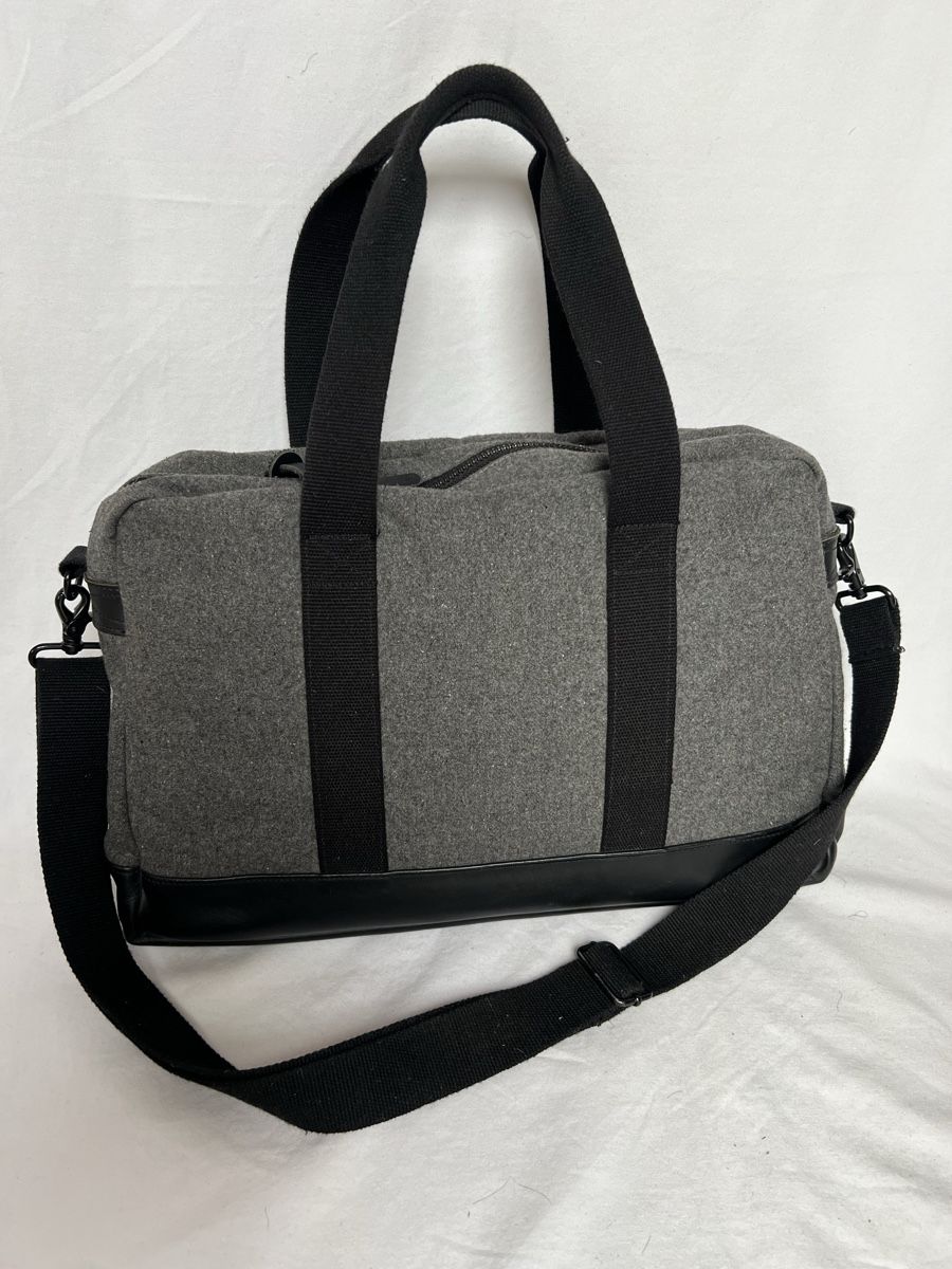 Burton Borse: Burton Bag Wool & Leather Computer Work Office Grey – Nuovo (secondo la descrizione) da Ecublens VD venduto da staceys.stuff 3