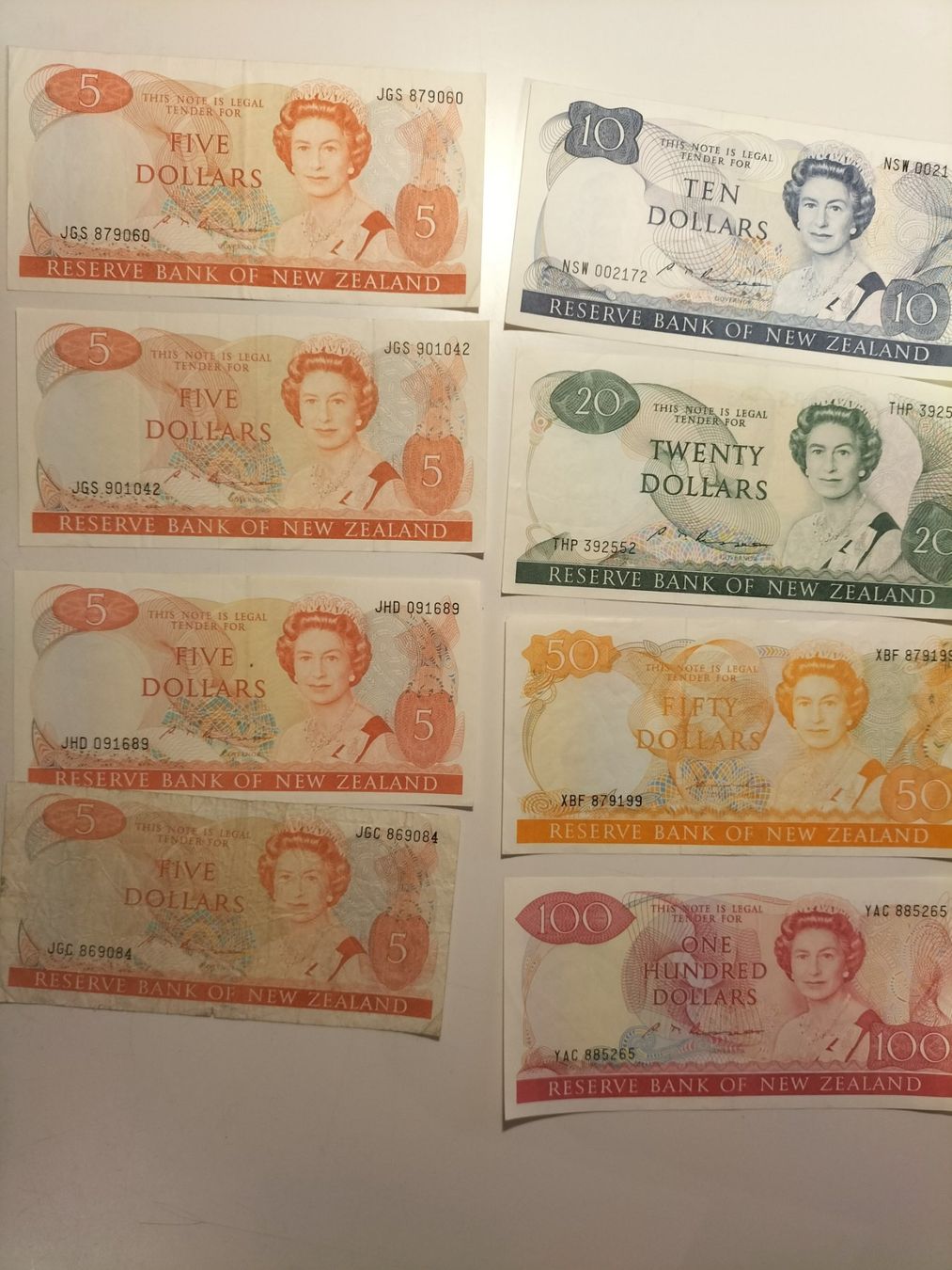 Banconote: Neuseeland - Banknotensammlung – Usato da Innerberg venduto da simon30432 3